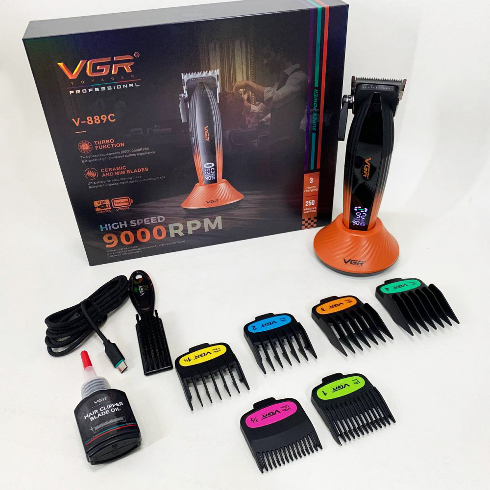 Машинка для стрижки хорошая, Электрическая машинка для стрижки бытовая Электромашинка волос GJ-37 Львов - изображение 6