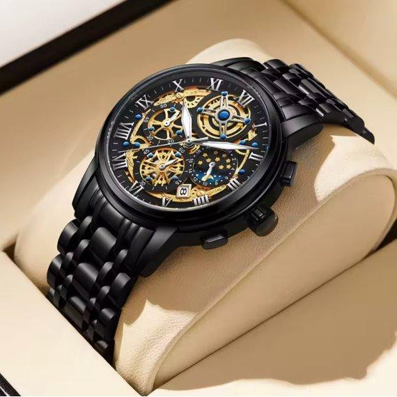 Мужские наручные часы Poedagar Botan (Черный) Винница - изображение 3