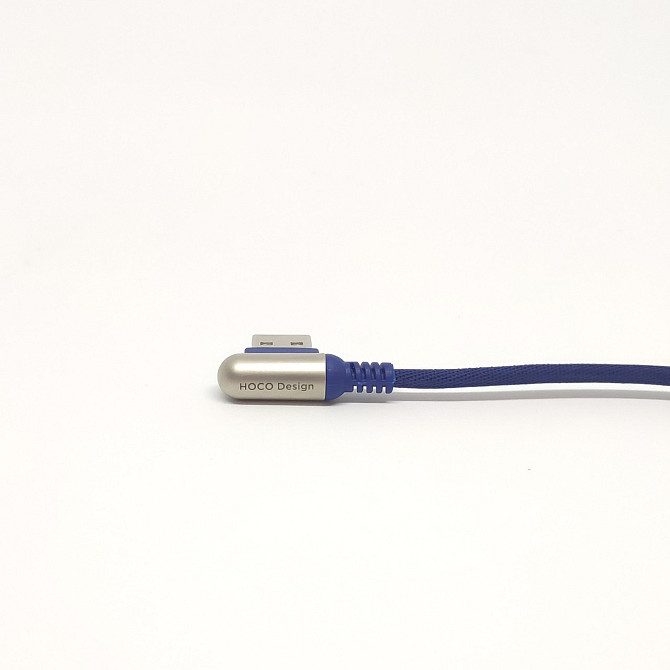 Кабель Hoco U17 Lightning Capsule 1.2m Blue Київ - фото 3