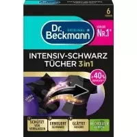 Цветные ткани интенсивно черные 2в1 Dr. Beckmann, 6 шт (Германия) Dr. Beckmann Farbtücher Intensiv-S Львов - изображение 1
