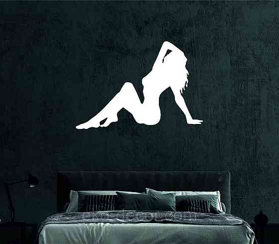 Декоративное настенное Панно «Стриптиз», Декор на стену 50*34 см, Белый Киев