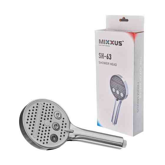 Лійка для душу Mixxus SH-63 5 функцій (Колір хром) (MI8301) ( 24907 ) Харків