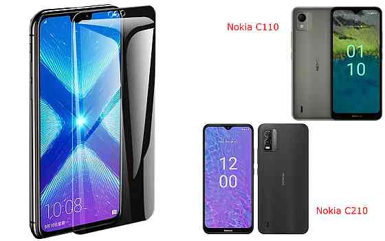 Защитное стекло NeoGlass для Nokia C110, Nokia C210 – ультрапрозрачное и устойчивое Киев