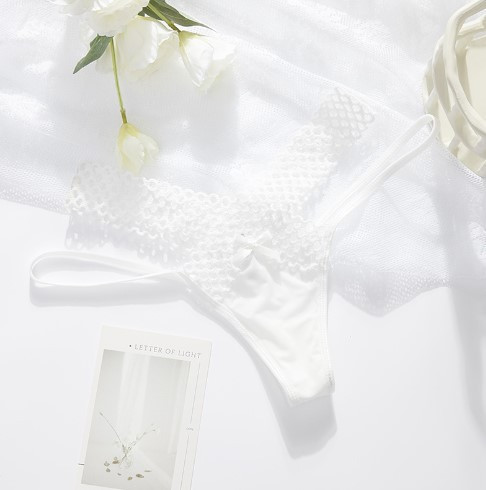 Еротичні трусики універсальний білий Київ - фото 3