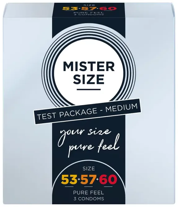 Набір презервативів Mister Size - pure feel - 53–57–60 (3 condoms), 3 розміри, товщина 0,05 мм Львів - фото 3