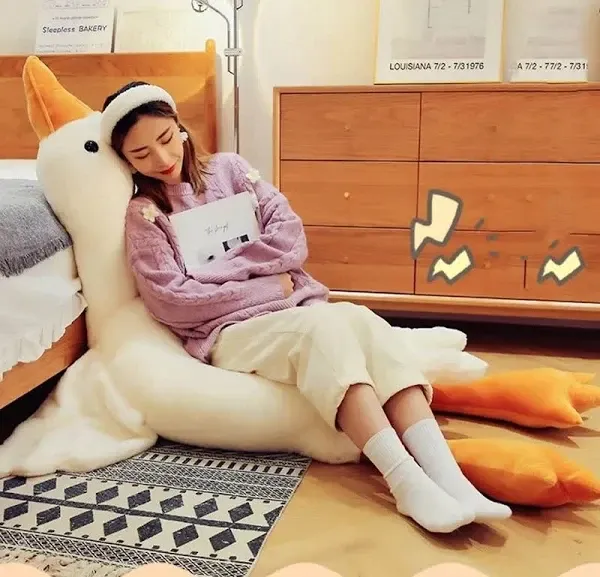 М'яка іграшка подушка Гусь-обіймусь/ Подушка обіймашка 130см Одеса - фото 3