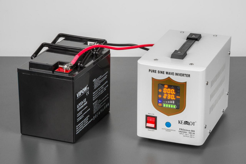 Источник бесперебойного питания Kemot PROsinus-500 ИБП с чистой синусоидой бесперебойник 300 Вт для котла насоса автоматики Тернополь - изображение 5