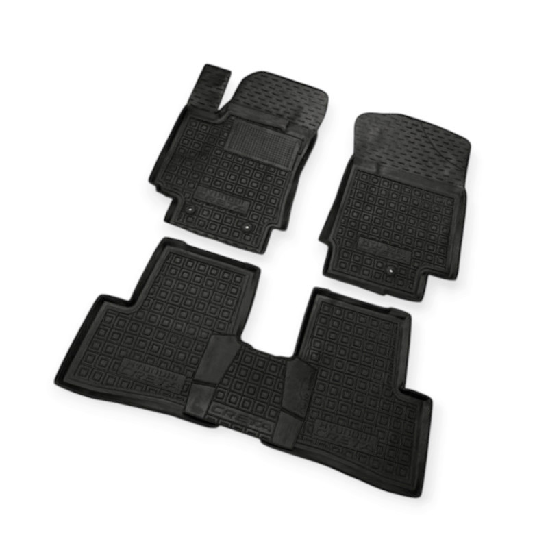 Килимки Хюндай creta 2014-> борт 2,5 см, з перемичкою салону Мукачево - фото 1