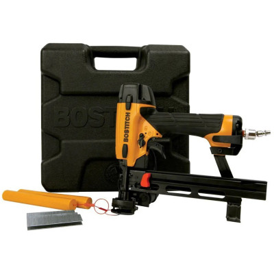 Степлер строительный Bostitch пневматический, тип крепежа SL, длина 19-38 мм и шайбы SB-CAPS (SL1838BC-E) Винница - изображение 4