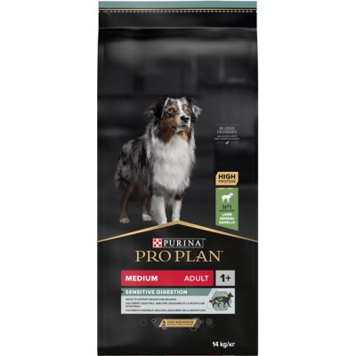 Сухой корм для собак Purina Pro Plan Medium с чувствительным пищеварением (ягненок) 14 кг (7613035214774) Винница - изображение 1
