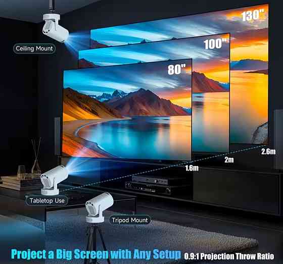 Проектор Magcubic HY300 PRO+ Stereo sound. Новинка 2025 року! Харків