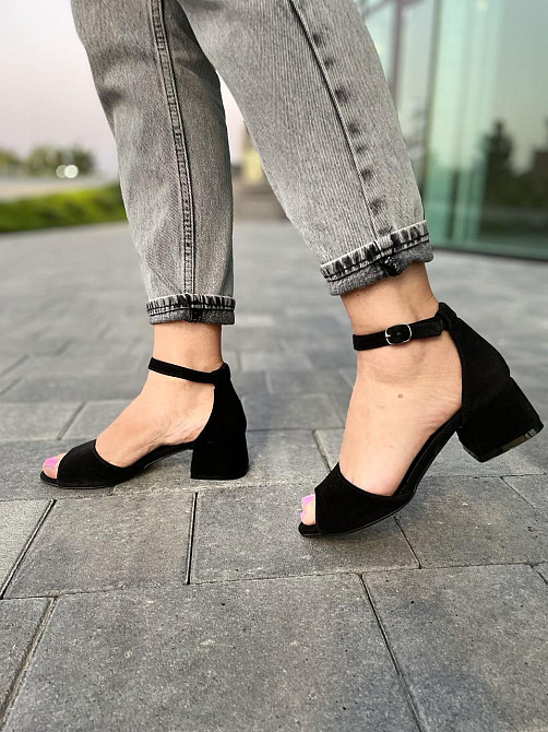 Nivelle Босоніжки жіночі NIVELLE 1468/4015-4053 чорні (літо, замша натуральна) (5011) Коломия - фото 8