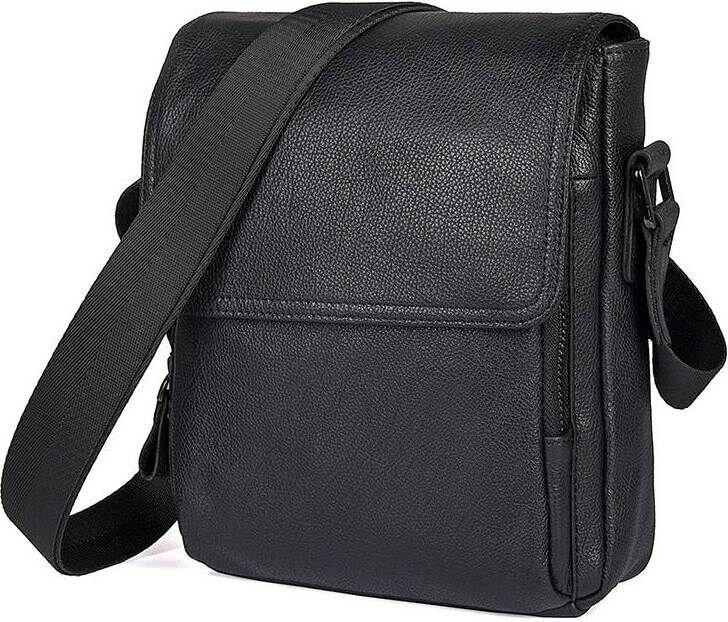 Сумка Vintage 14545 из натуральной кожи Черная Киев - изображение 1