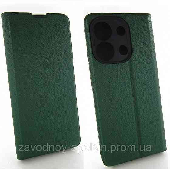 Чохол-книжка Xiaomi Redmi Note 13 4G Захист камери (зелений) Одеса