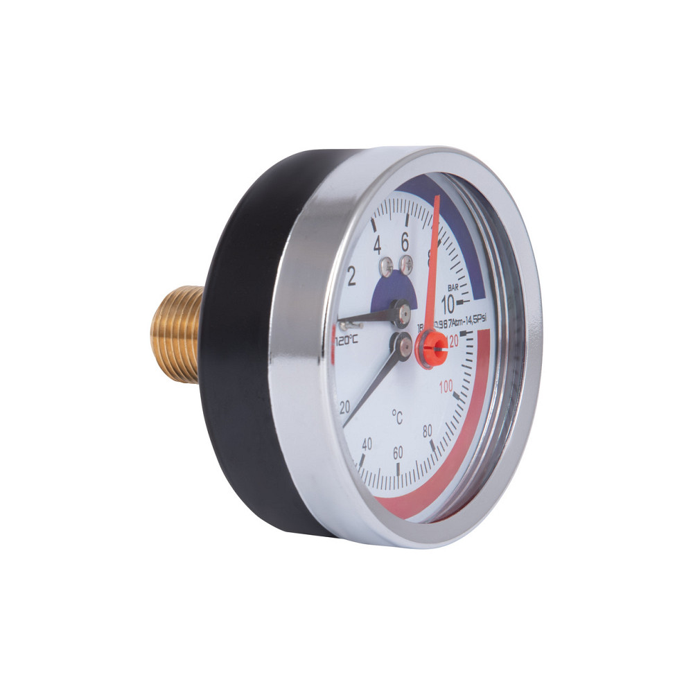 Термоманометр Thermo Alliance Standart 80 мм 1/2", заднє під'єднання SD17310B Київ - фото 14