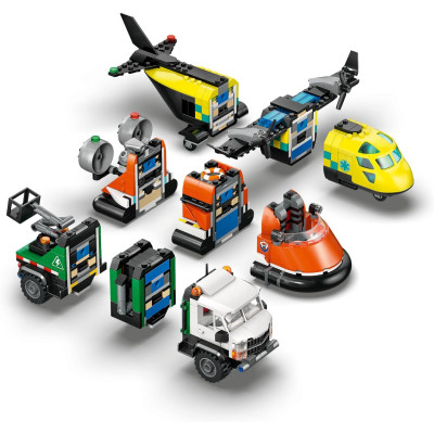 Конструктор LEGO City Ремикс самолета, грузовика и судна на воздушной подушке (60505-) Винница - изображение 12
