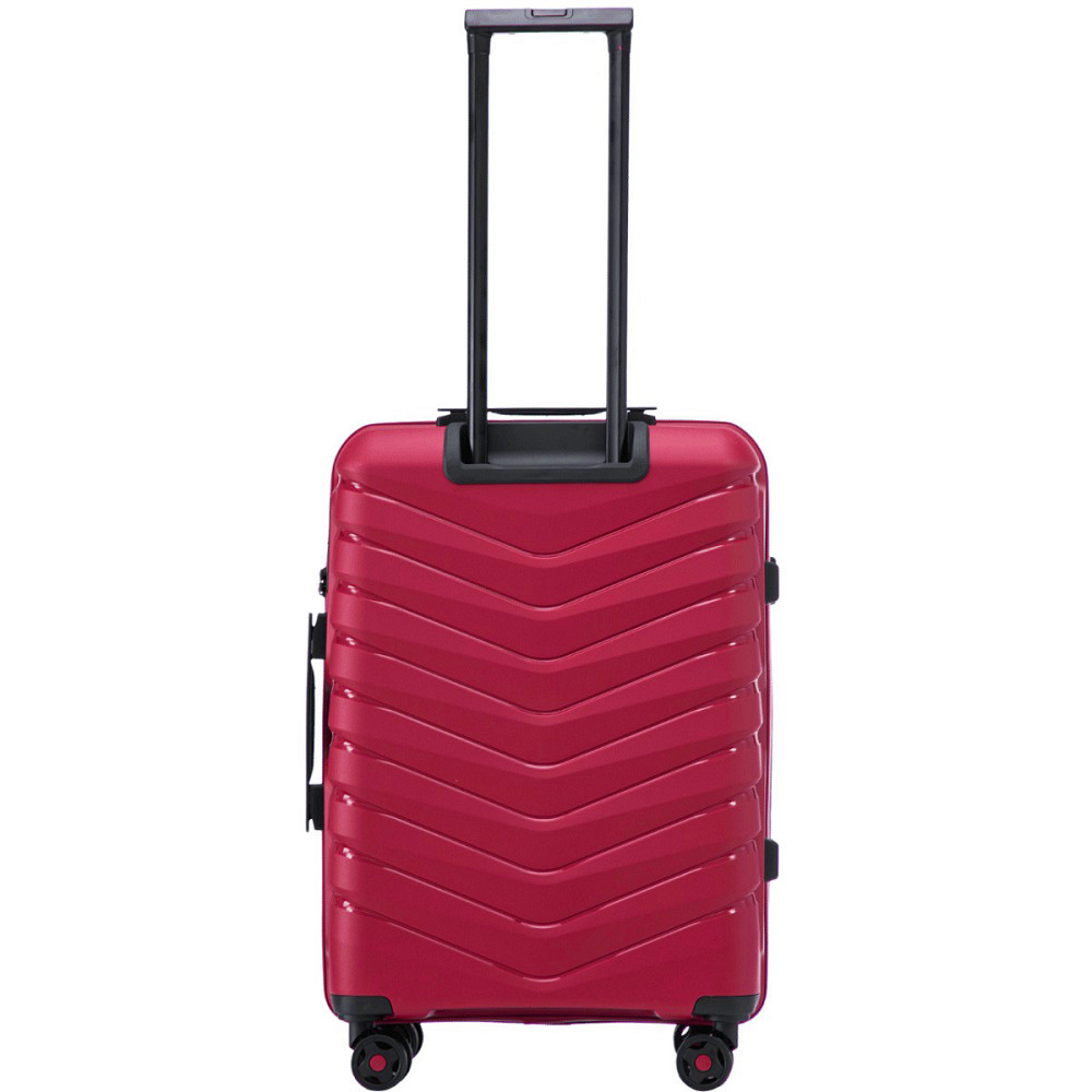 Чемодан полипропиленовый WINGS PHX01 средний 65 см красный Киев - изображение 3