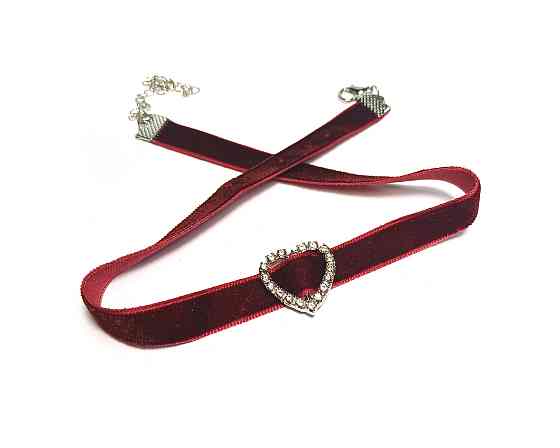 Чокер женский бархатный Сердце Киев