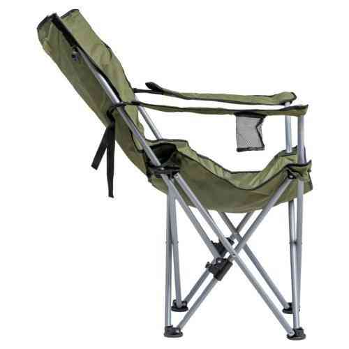 Кресло-шезлонг туристическое складное Ranger Stream Lux (74-89х58-98х85см) Оливковый Винница