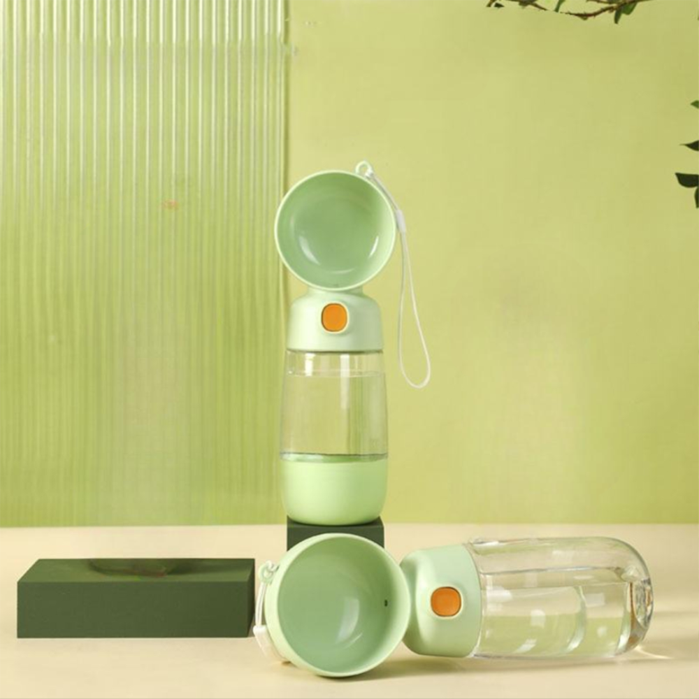 Поїлка-пляшка для собак 2-в-1 з контейнером для їжі,350мл,AND 123 SBR Київ - фото 6