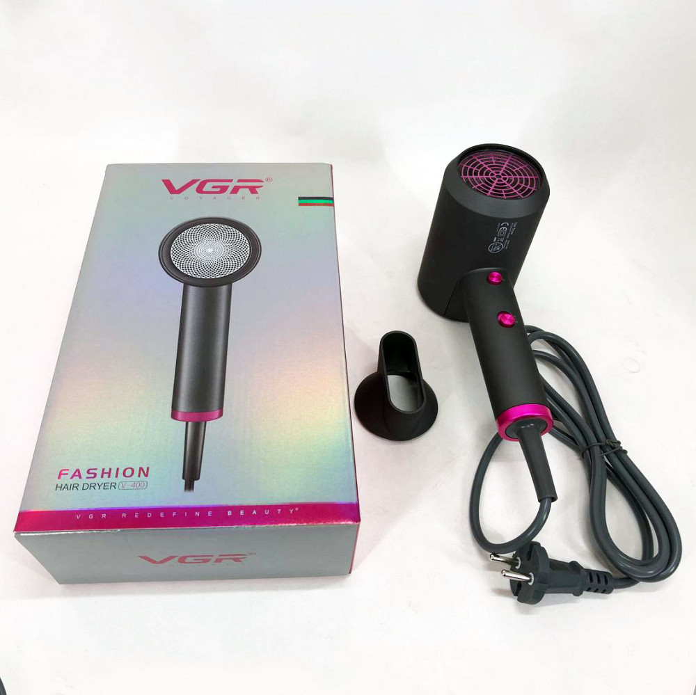 Фен для укладки с холодным обдувом VGR, Фен профессиональный домашний для волос Фены сушки волос ZK-57 Львов - изображение 7