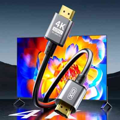 Кабель мультимедийный HDMI to HDMI 3.0m v2.0 black XO (GB017A-HDMI.tranish) Винница