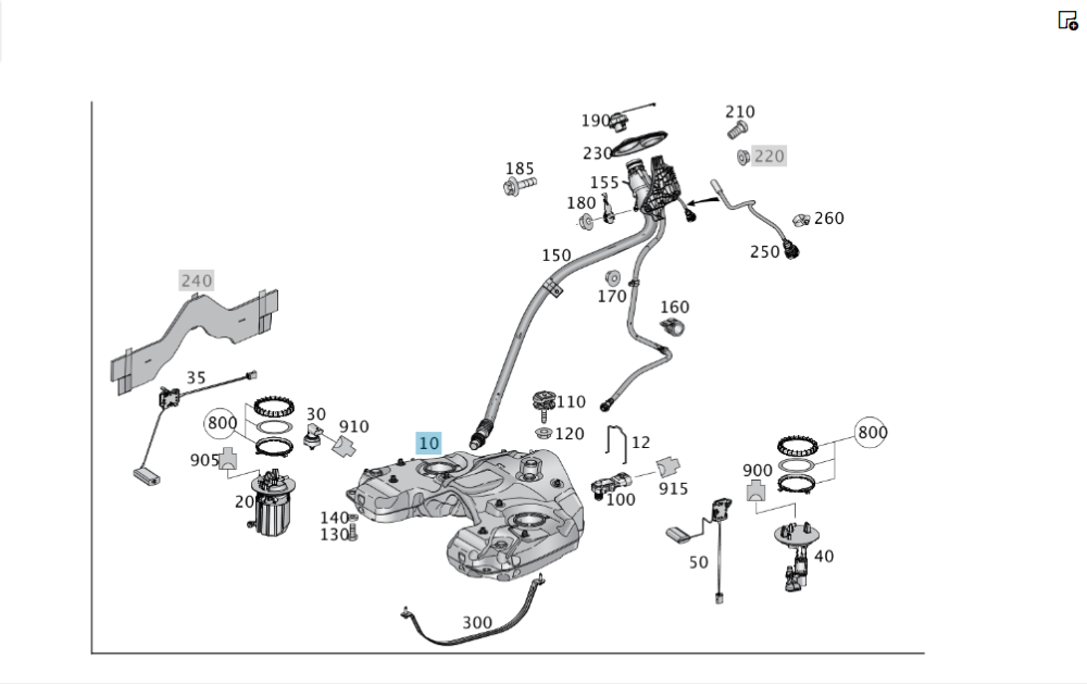 Mercedes-Benz  A1664705701 Паливний бензиновий бак GL X166 Одеса - фото 2