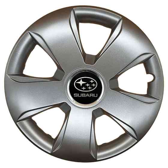 Автомобільні модельні ковпаки R13 Subaru 102 4шт, SJS, сріблясті Київ