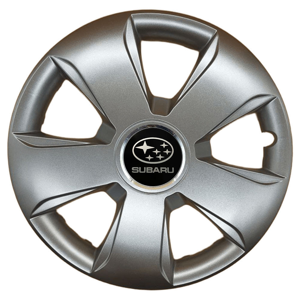 Автомобільні модельні ковпаки R13 Subaru 102 4шт, SJS, сріблясті Київ - фото 1