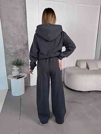 Женский теплый костюм с широкими штанами Одесса