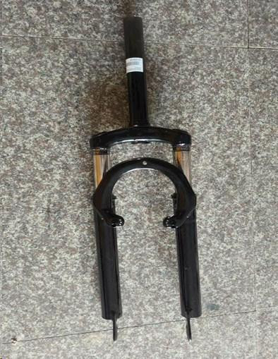 Вилка велосипедная   амортизационная   (26, черная, V-Brake) Мукачево - изображение 1