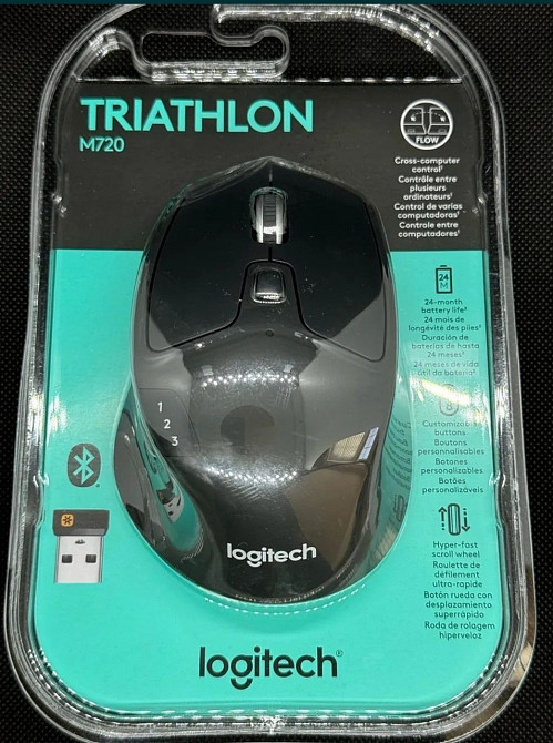 Миша: Logitech M720 Triatlon USA. Киев - изображение 1