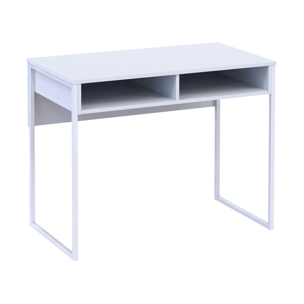 Стол письменный с полкой Doros Барт 100х55х78,1 см Белый (DRS-011428) Львов - изображение 2