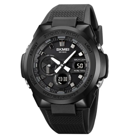 Годинник чоловічий наручний спортивний Skmei 2105 (Чорний) Київ