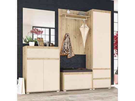 Комод 2Д1Ш Торіно - 761х1013х350 - Дуб Артизан + Шампань Львів