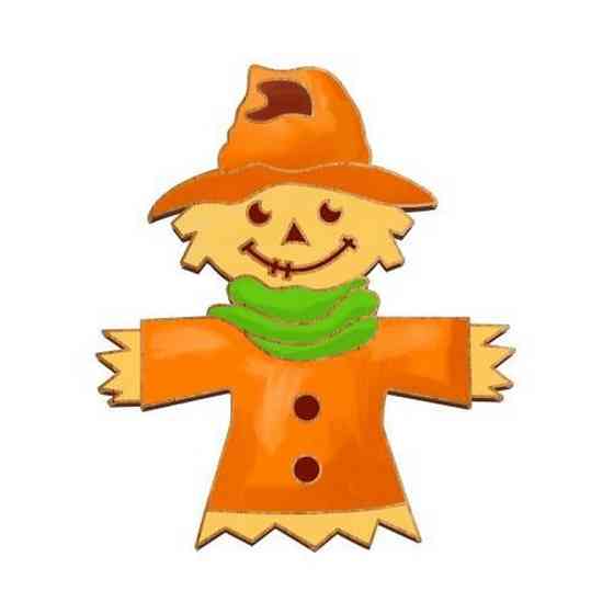 Заготовка броши для раскрашивания 