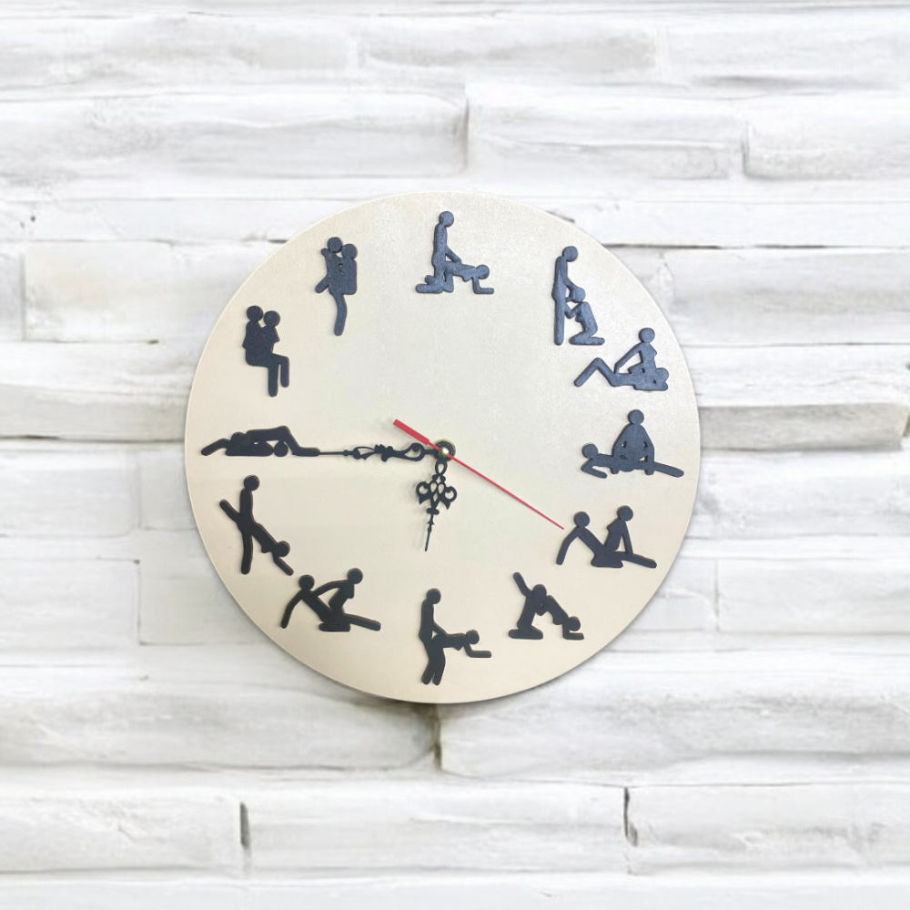 Годинник настінний "Камасутра", настінний годинник дерев'яний Кам'янець-Подільський - фото 1