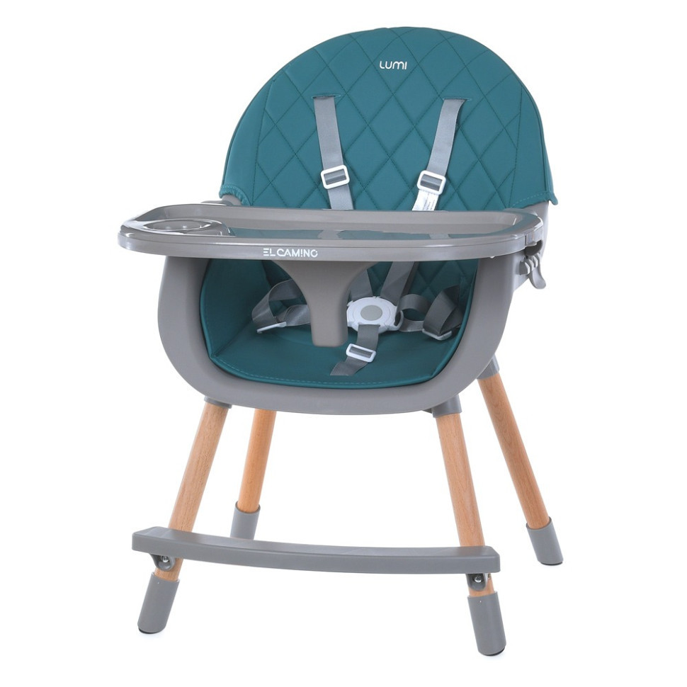 Стільчик для годування LUMI ME 1111 Teal екошкіра Вінниця - фото 5