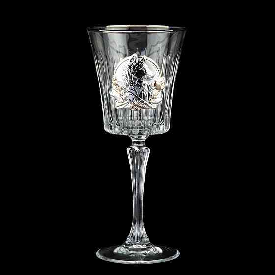 Набор для вина и воды Сенатор Boss Crystal (6 бокалов) хрусталь декорирован платиной, серебром и золотом Киев