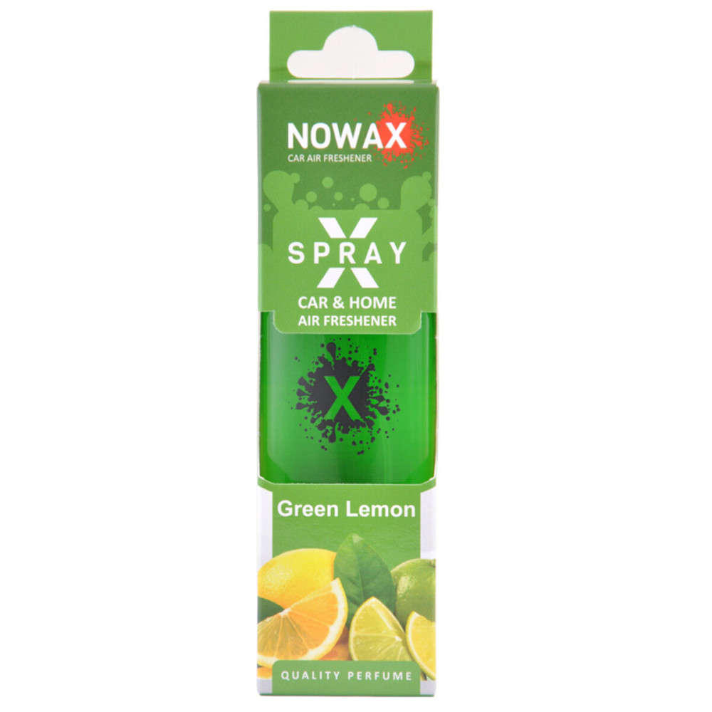 Ароматизатор Nowax X Spray Green lemon в коробці Киев - изображение 1