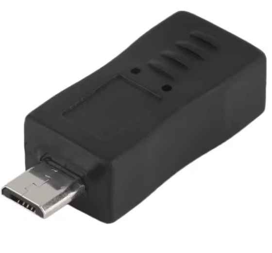 Переходник miniUSB мама – microUSB папа, адаптер-коннектор для зарядных устройств и кабелей Киев
