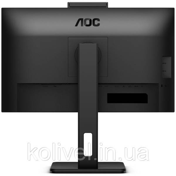 TFT 27" AOC Q27P3QW, QHD, IPS, 75Hz, 2xHDMI, DP, USB-hub, webcam, HAS, Pivot, колонки, чорний (Q27P3QW) Київ - фото 7