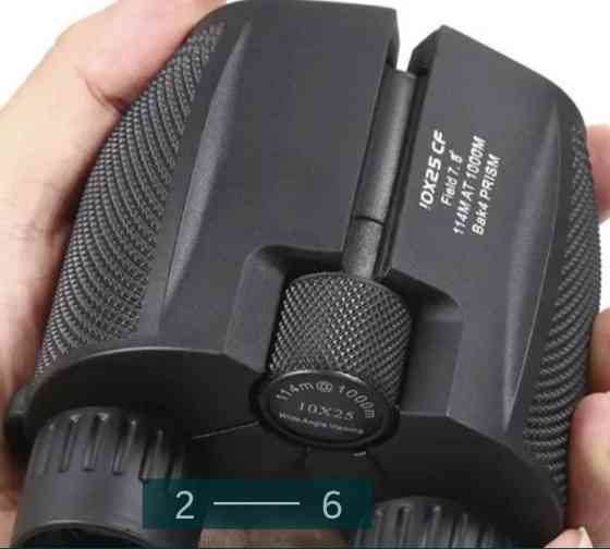 Професійний бінокль 10x25 з призмою BAK4 Київ