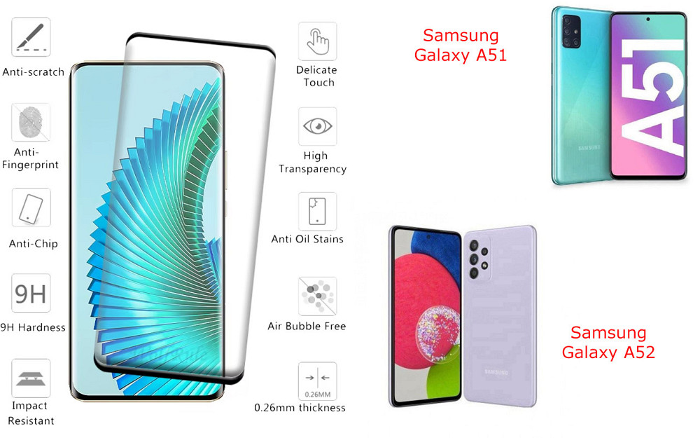 Захисне скло HyperGlass Pro для Samsung Galaxy A51, Galaxy A52 – максимальна чутливість та захист Київ - фото 2