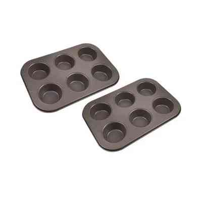 Форма для выпечки Bergner Bakeware lovers для мафінів Набір 2 предмета (BG-37197-CO) Винница