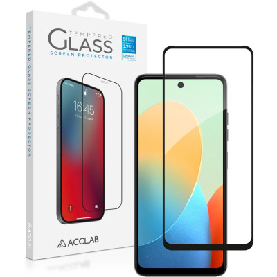 Стекло защитное ACCLAB Full Glue Tecno Spark 20C Black (1283126589034) Винница - изображение 1