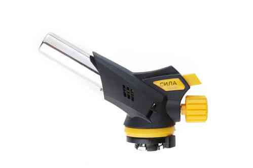 Пальник газовий з п'єзопідпалом СИЛА 360° 20х144 мм Рівне