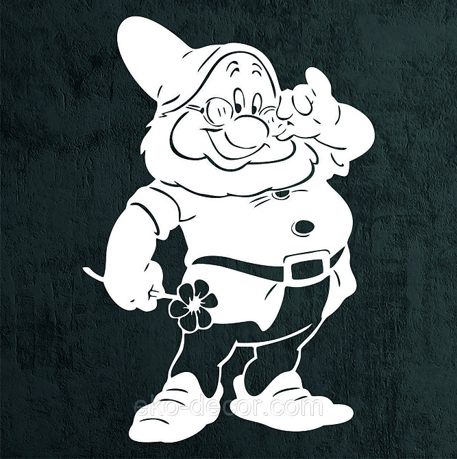 Декоративное настенное Панно «Гномик», Декор на стену Киев - изображение 7