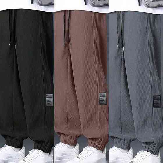 Чоловічі штани з теплого вельвету Одеса