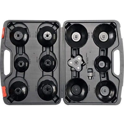 Автомобильный съемник Yato масляных фильтров 3/8"-1/2" 13шт (YT-0594) Винница - изображение 1